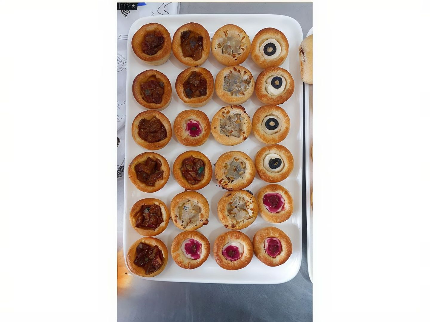 Plate Of Mixed Dough Kebabs