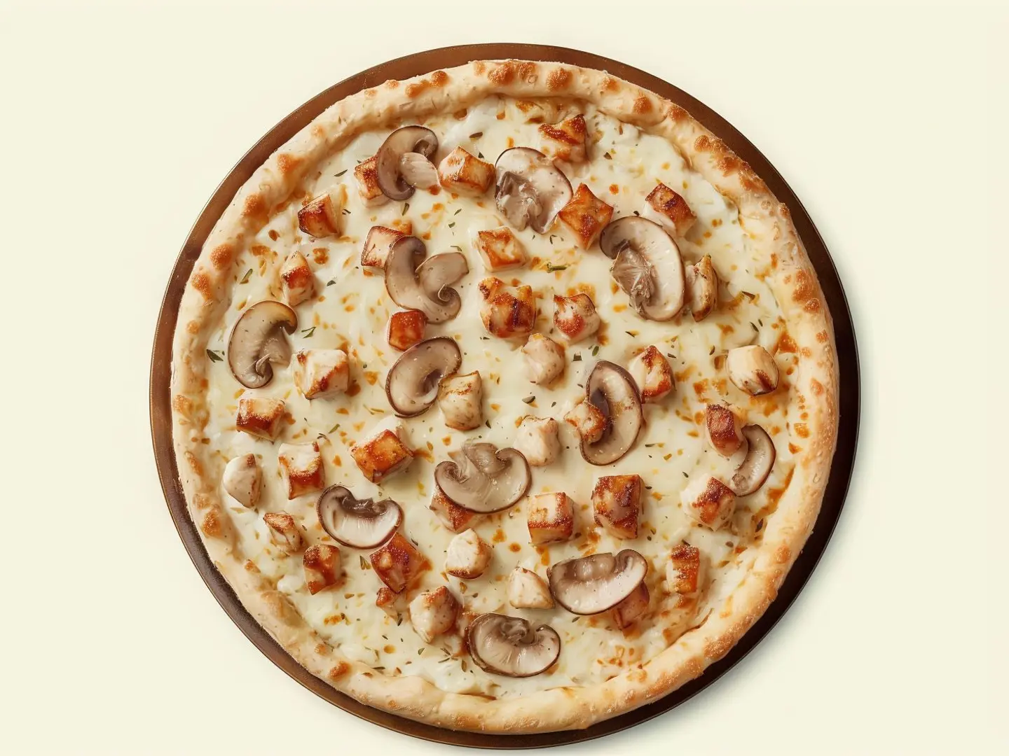 Chicken Alfredo Pizza