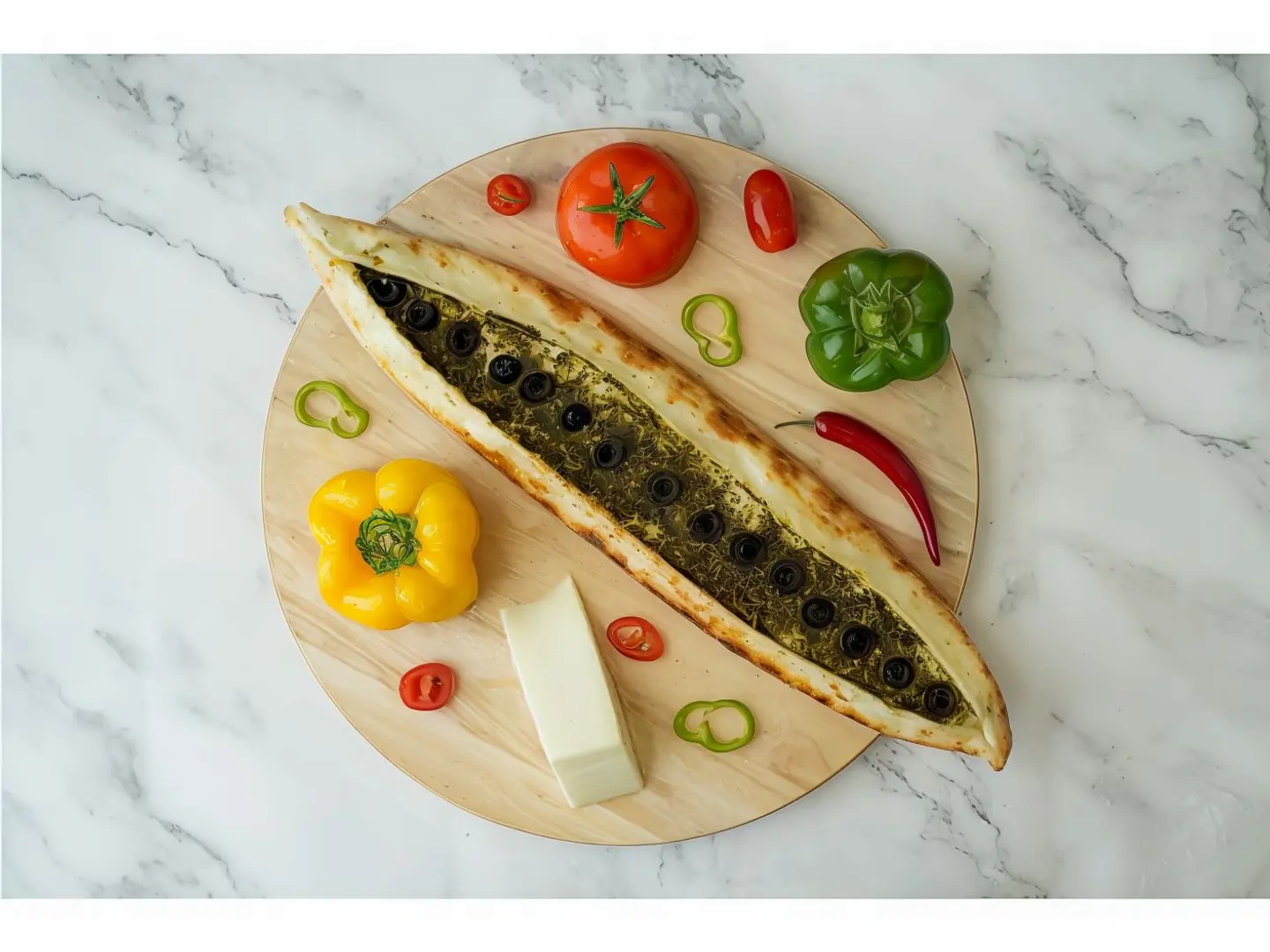 جبنة سائلة مع الزعتر