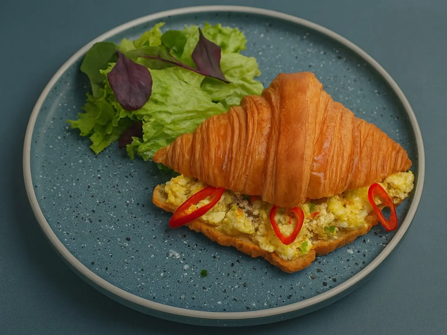 Croissant Omelette