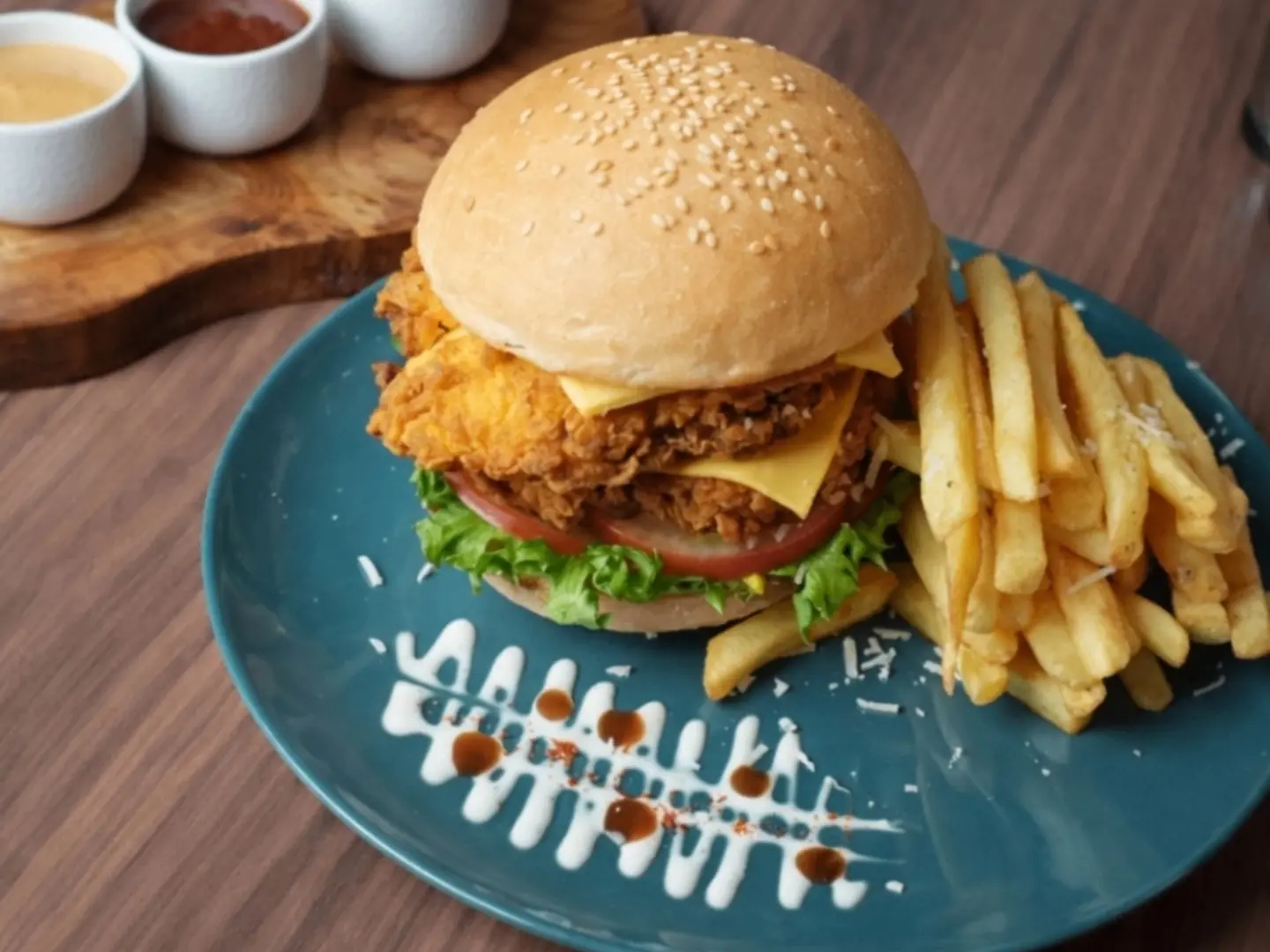 دبل كرسبي برجر