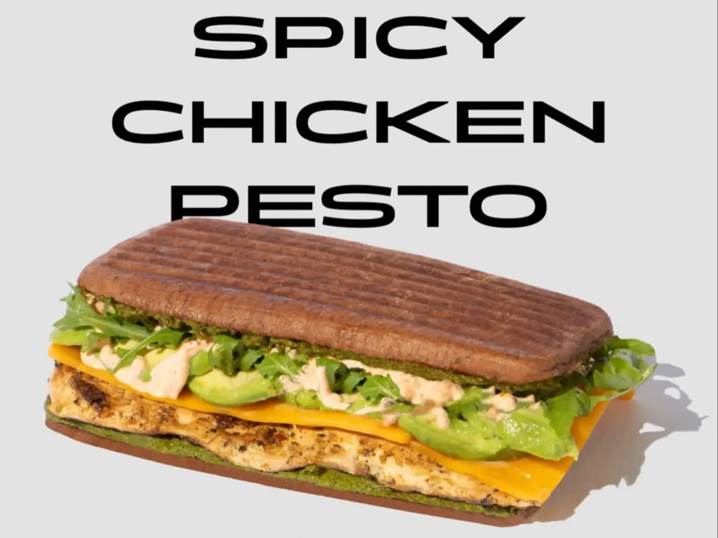 ساندويتش دجاج البيستو الحار