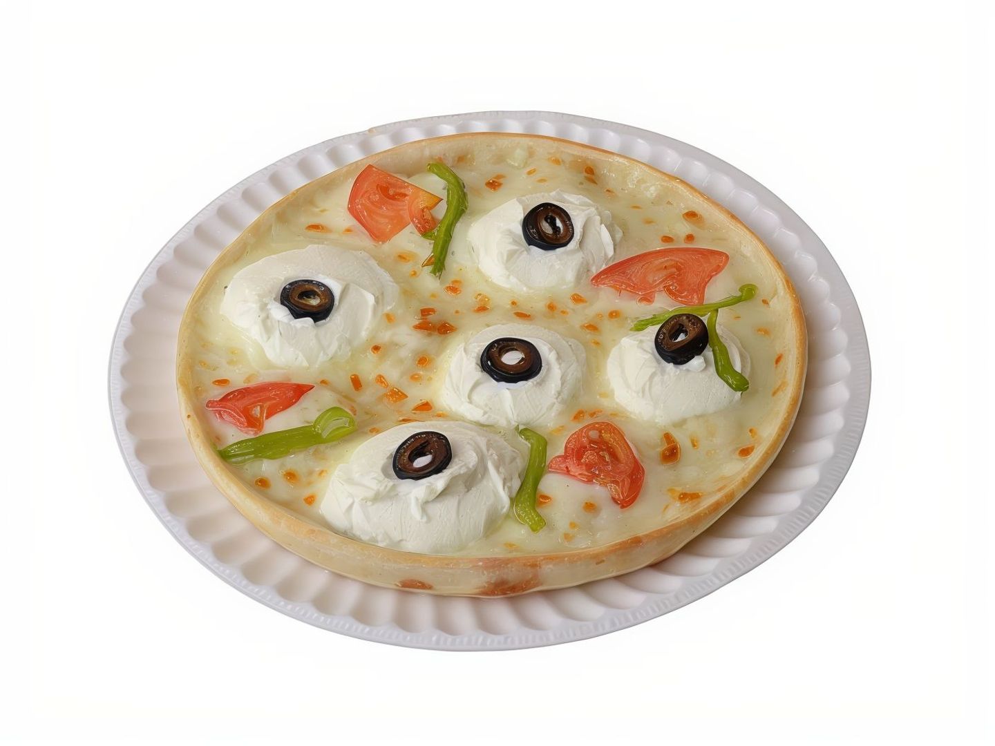 White Cheese With Vegetables
