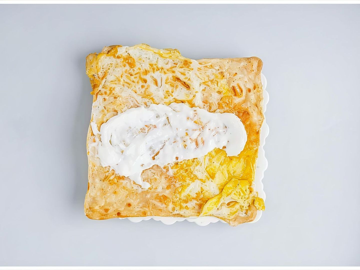 Egg Pie With Mozzarella Cheese
