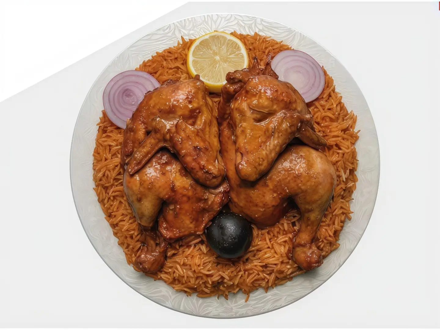 حبة دجاج مضغوط مع الأرز