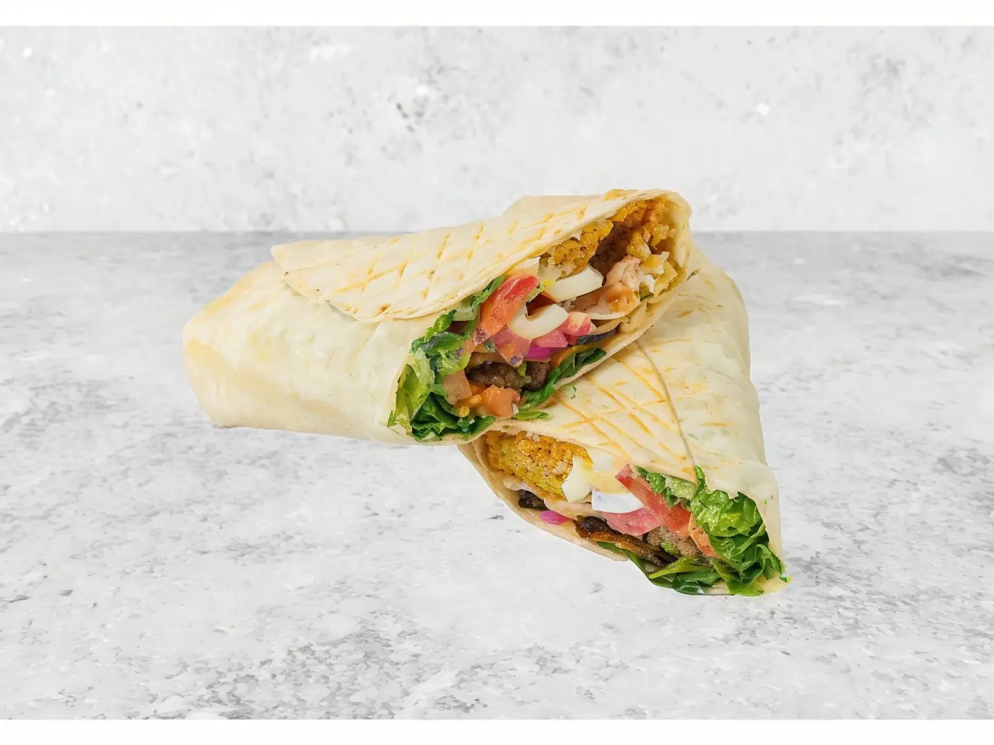 Mixed Falafel Saj Bread