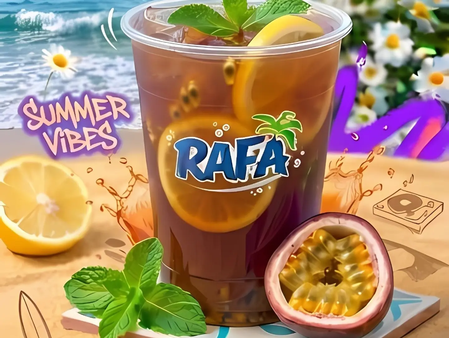 Passion Fruit Iced Small