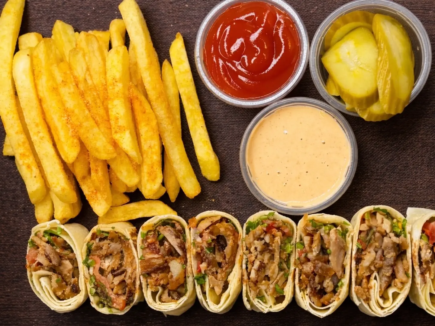 شاورما عربي لحم