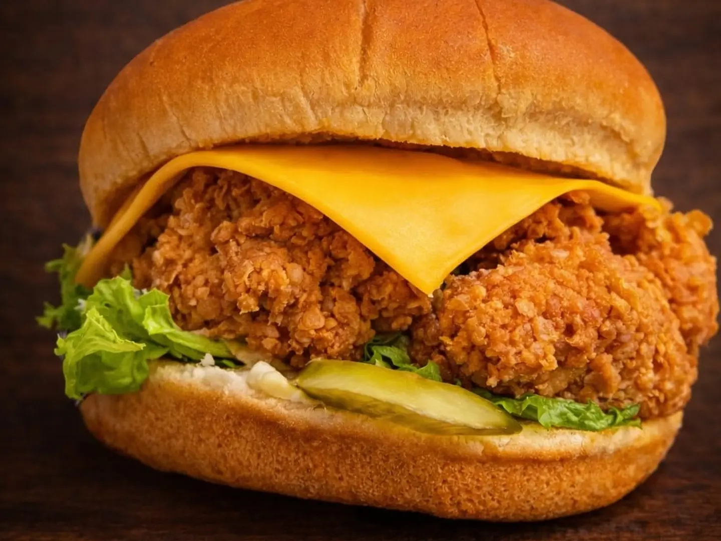 برجر زنجر الدجاج