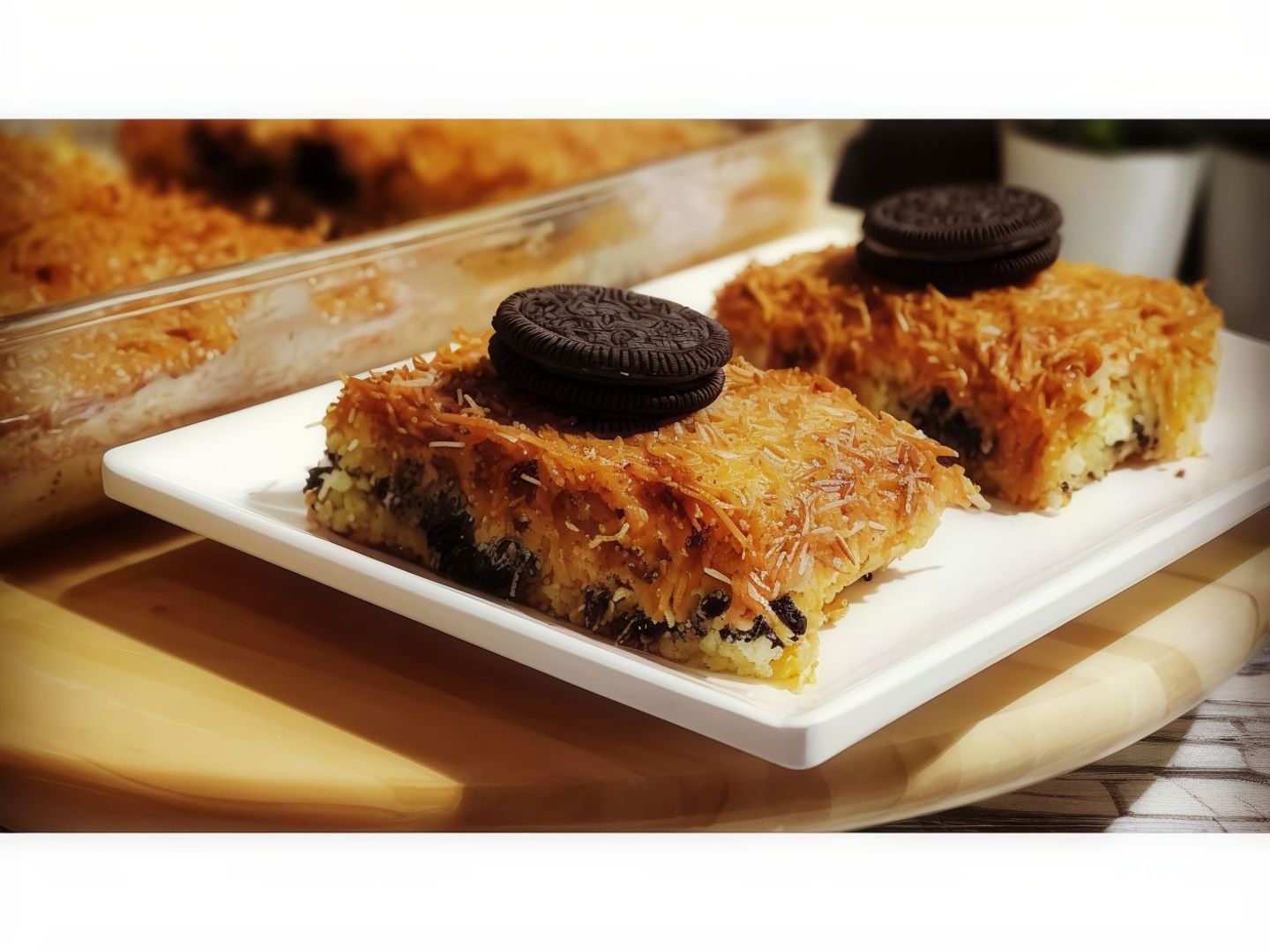Oreo Basbousa