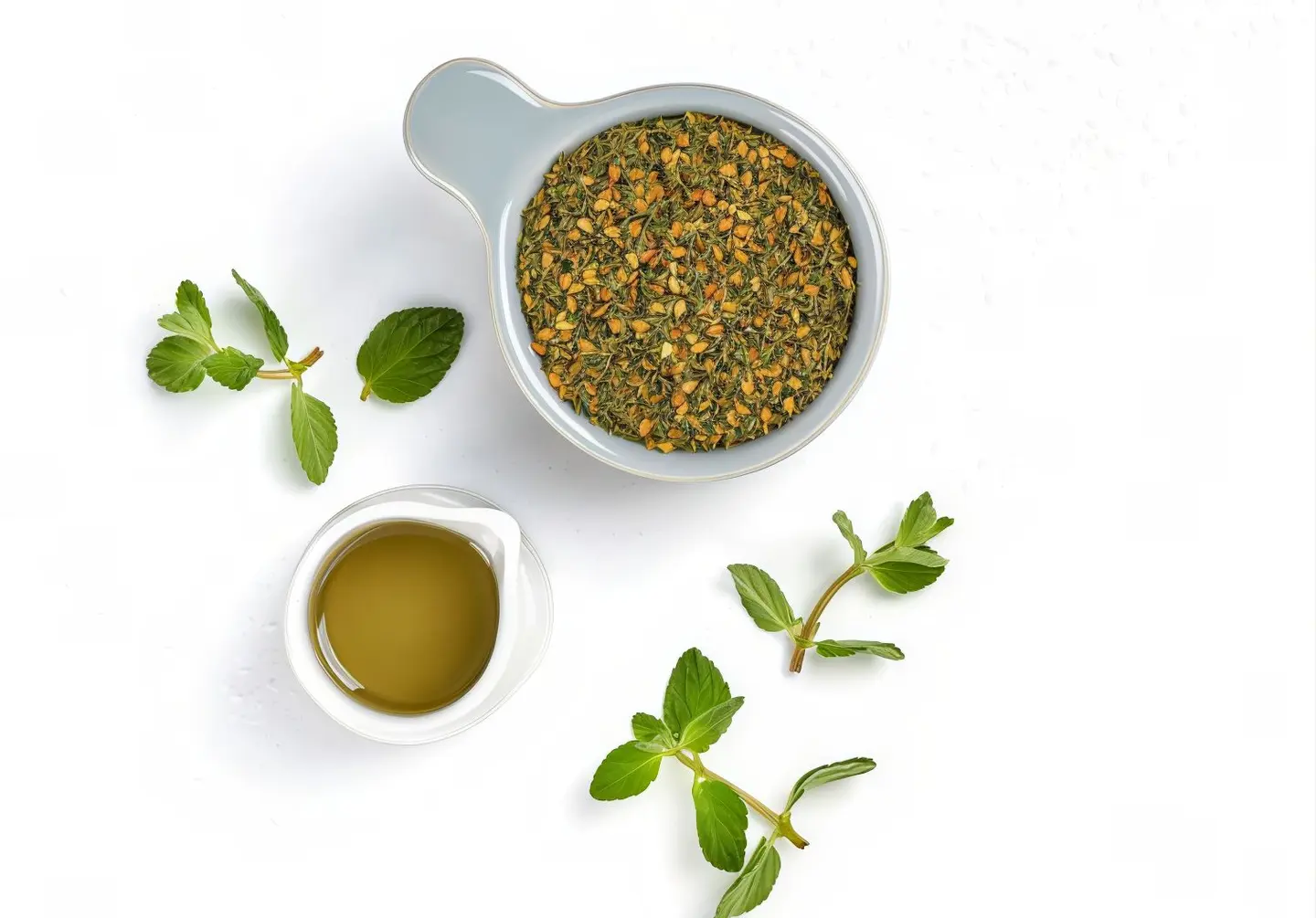 Thyme And Oil Plate