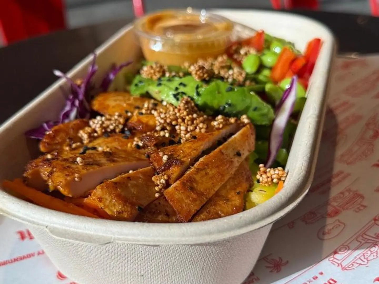 Asian Chicken Avocado Salad