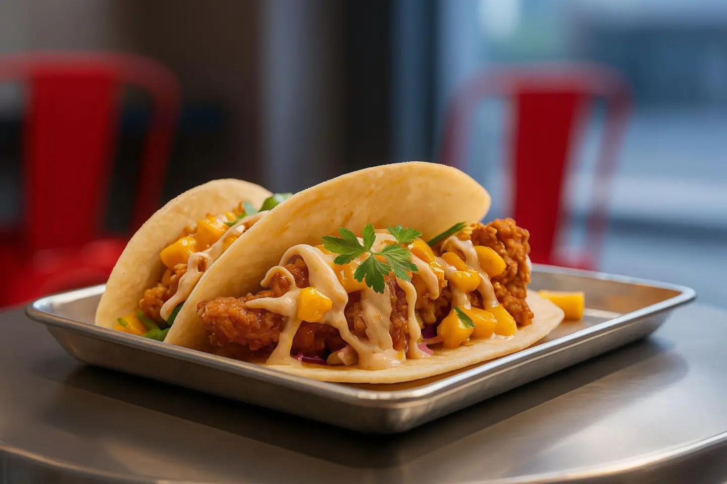 Chicken Taco With Mango