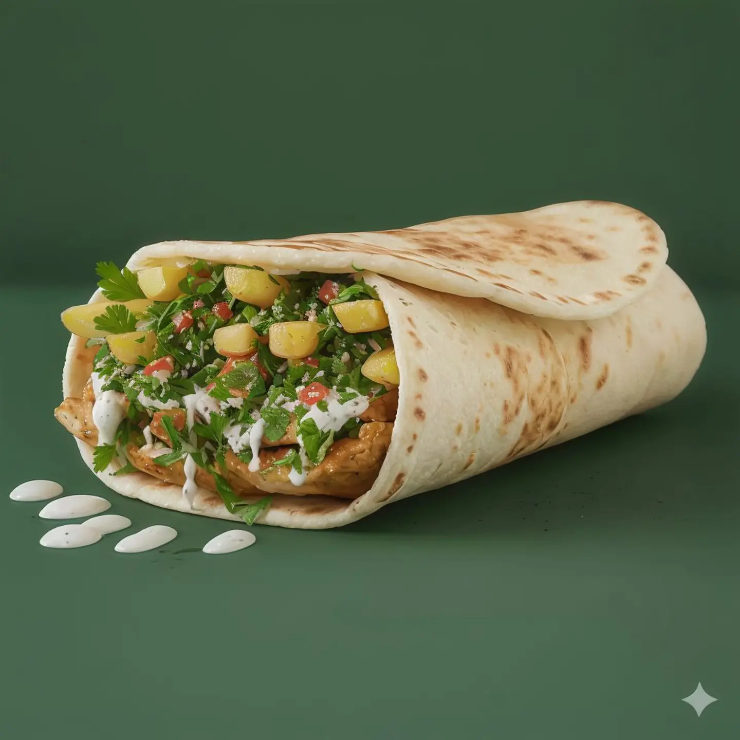 شاورما تبوله