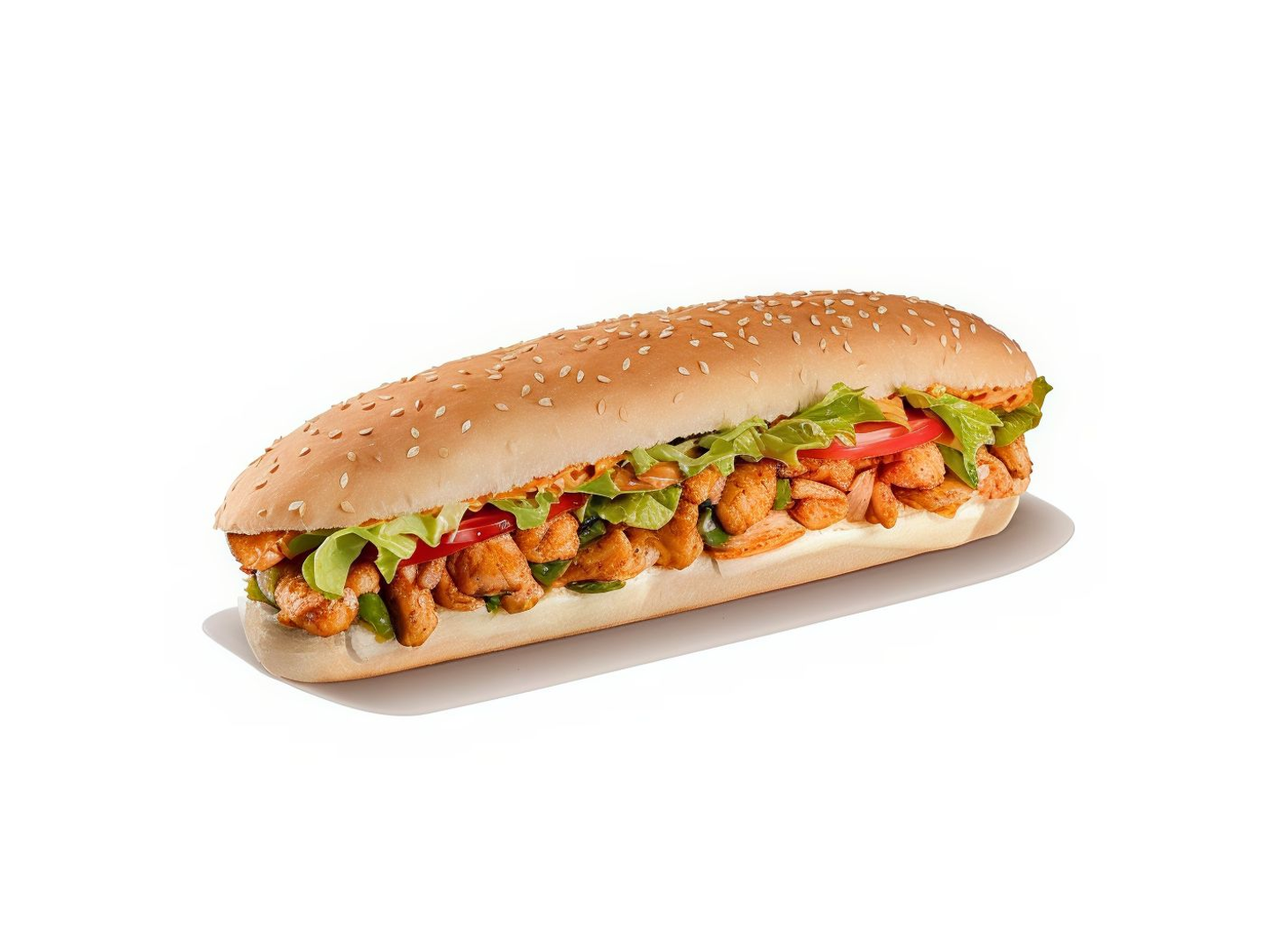 Chicken Mgalgal Samoli Sandwich