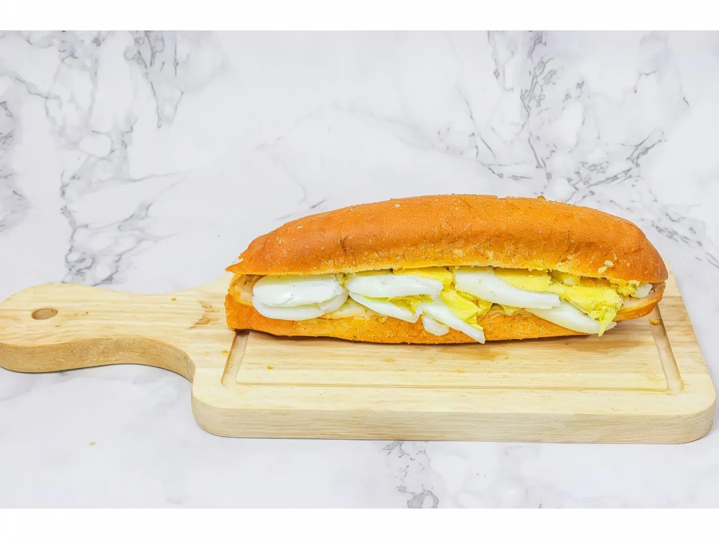 Boiled Egg Samoli Sandwich