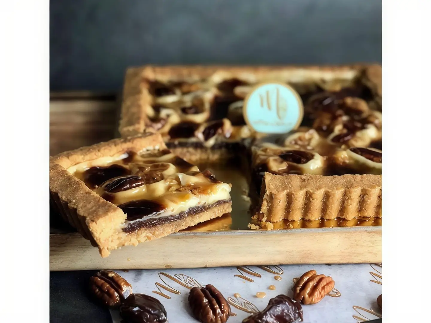 Date Walnut Tart