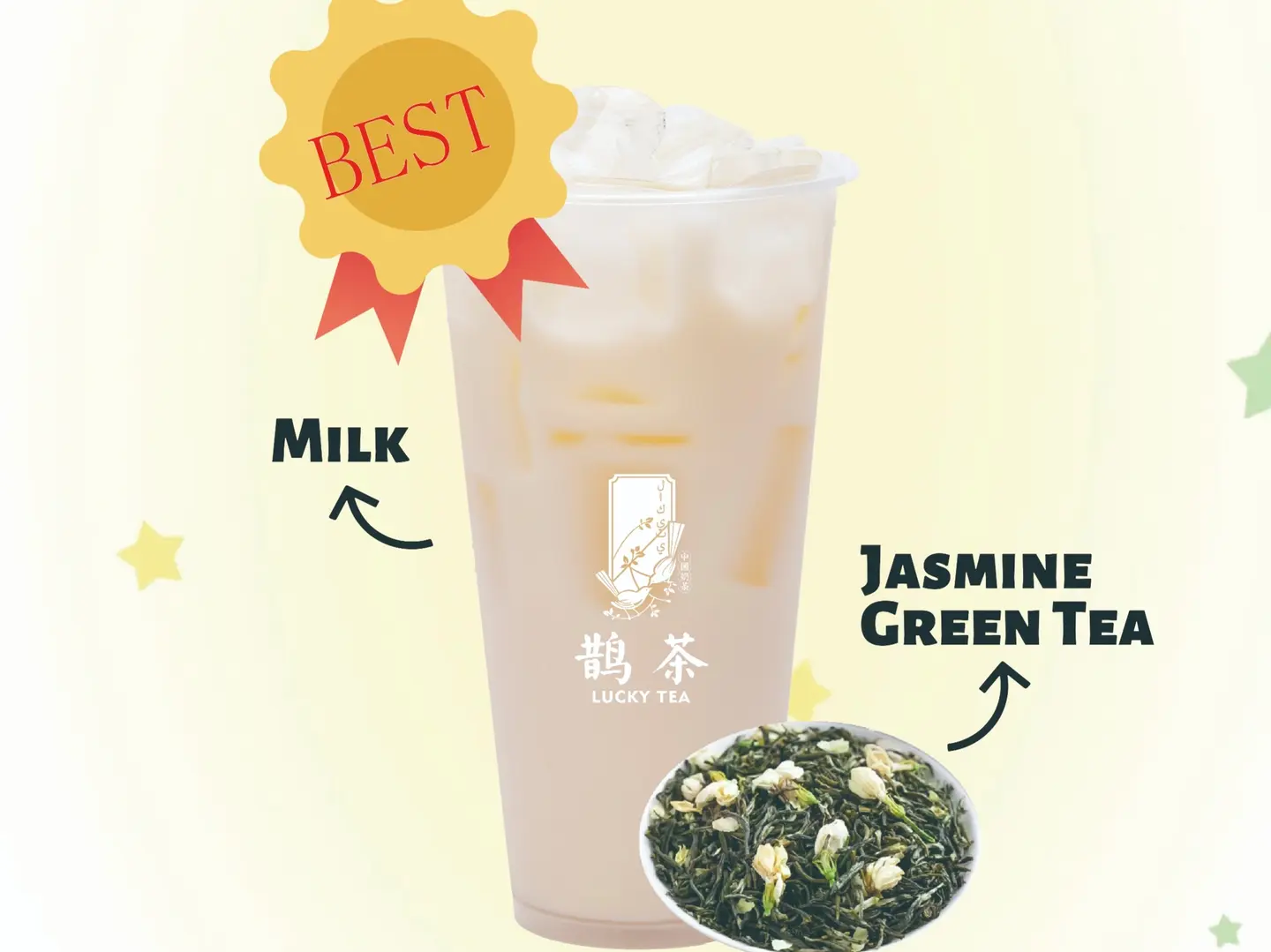 Jasmine Milk Tea - Large