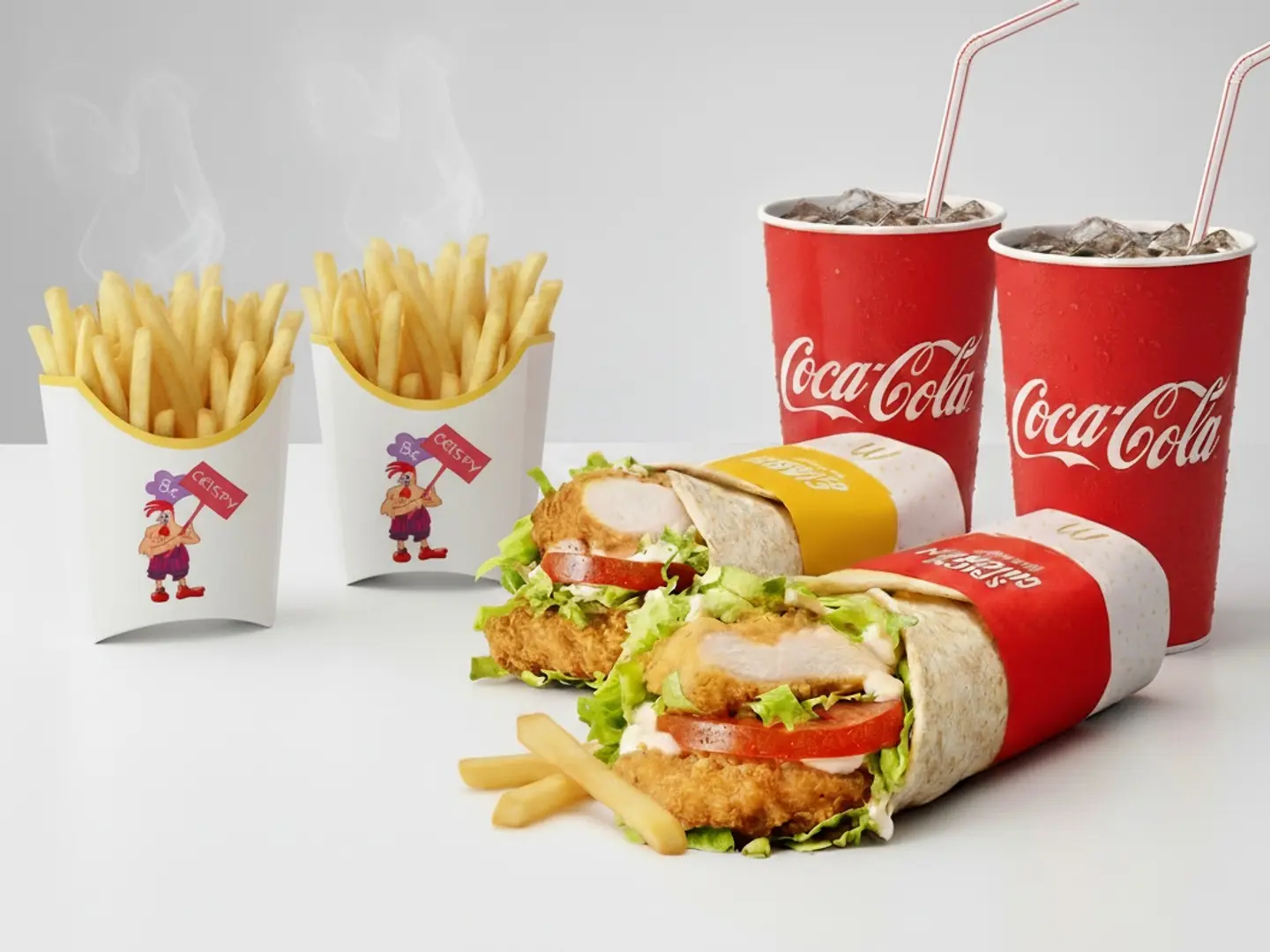 وجبة لفائف ستربس كومبو