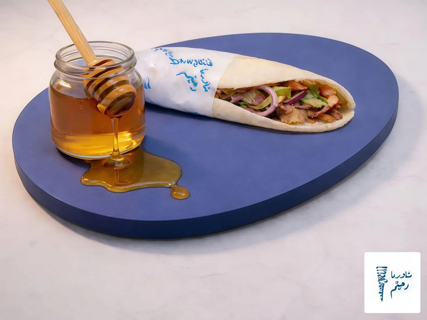شاورما لحم عسل