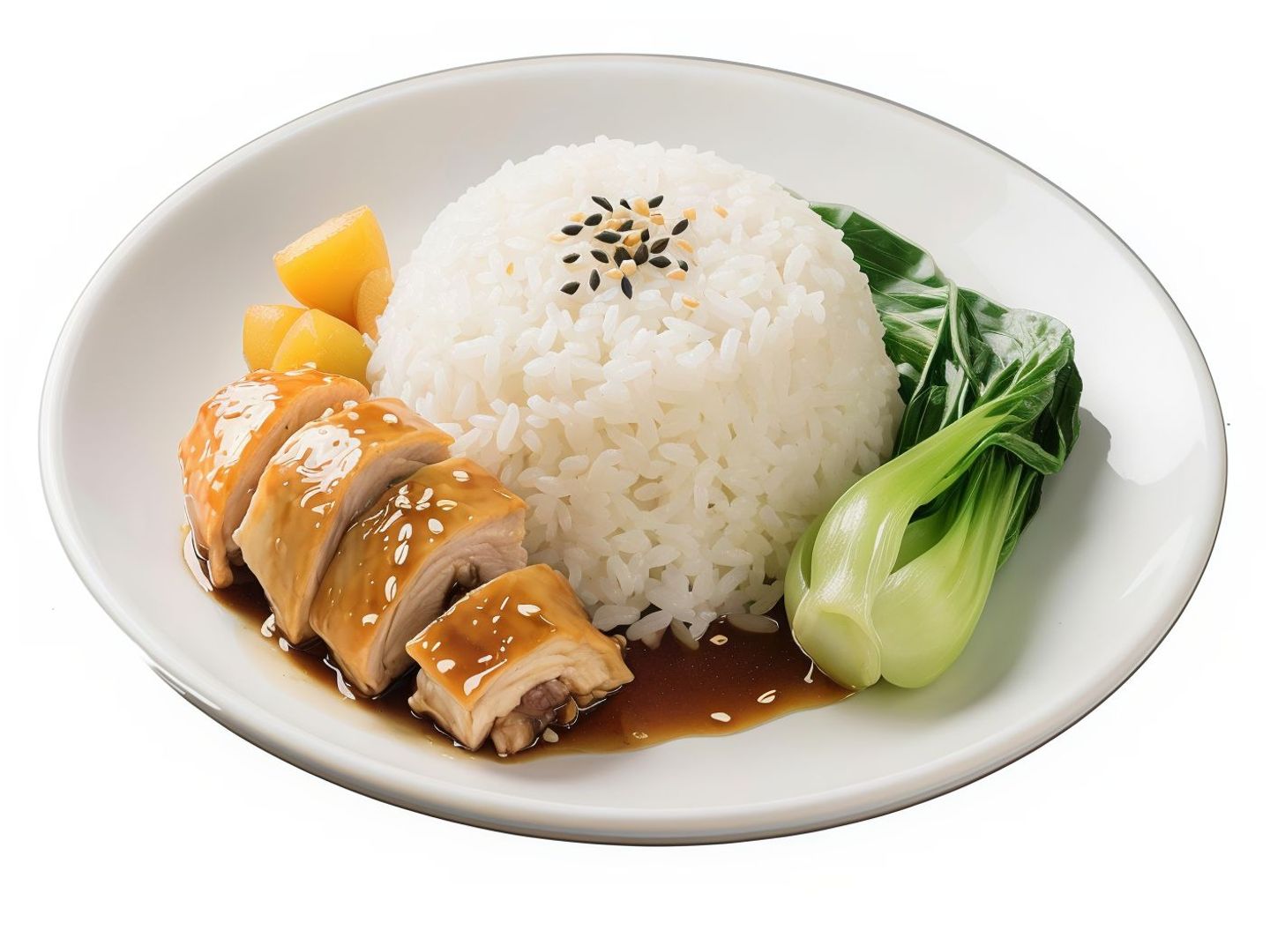 Roasted Soy Sauce Chicken Rice