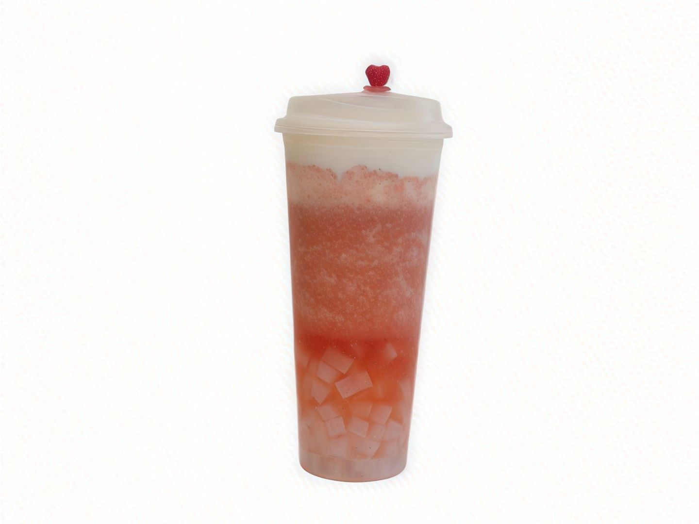 Strawberry Smoothie Cheese Topping