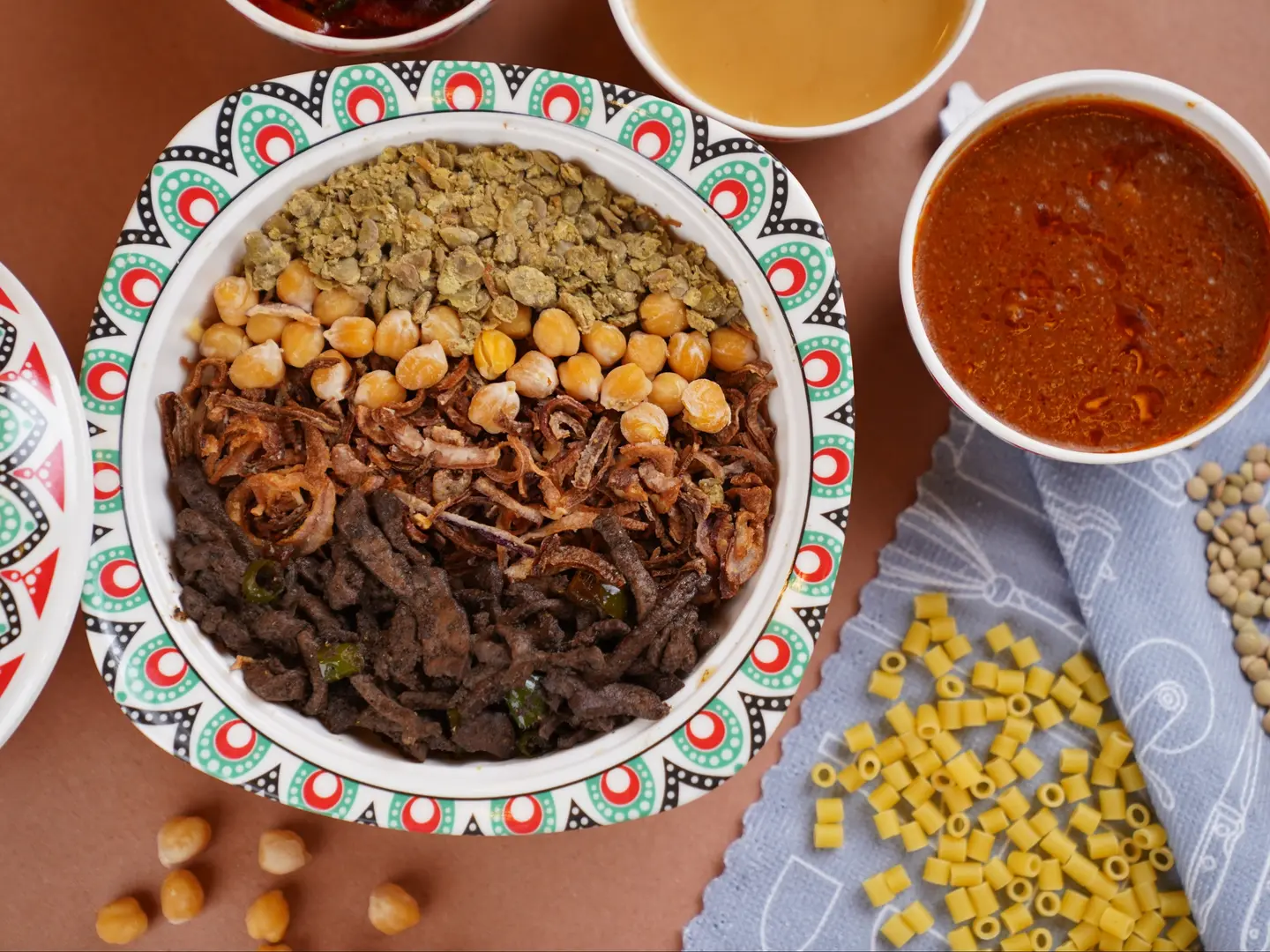 كشري بالكبدة