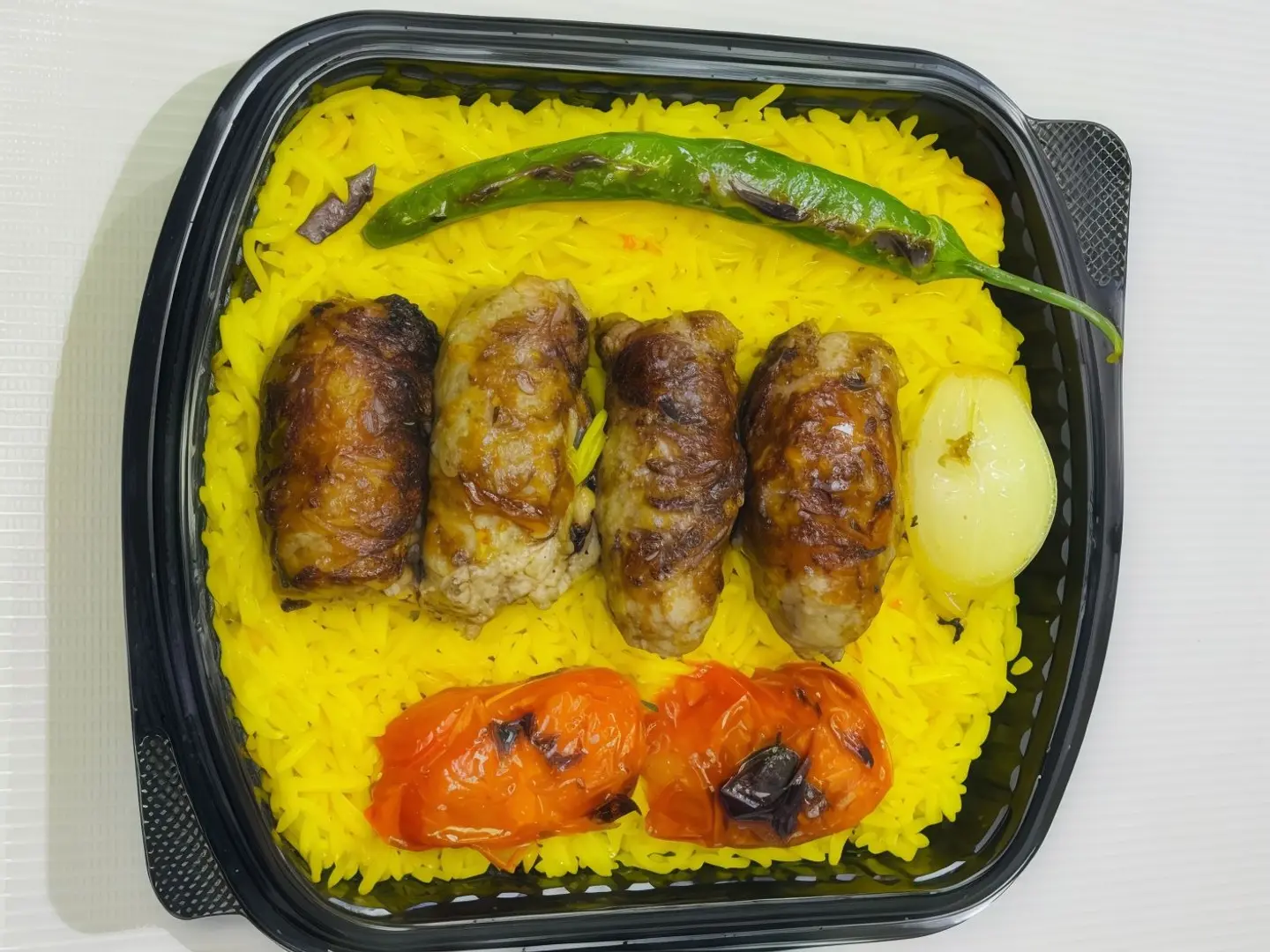 وجبة طرب مع ارز بسمتي