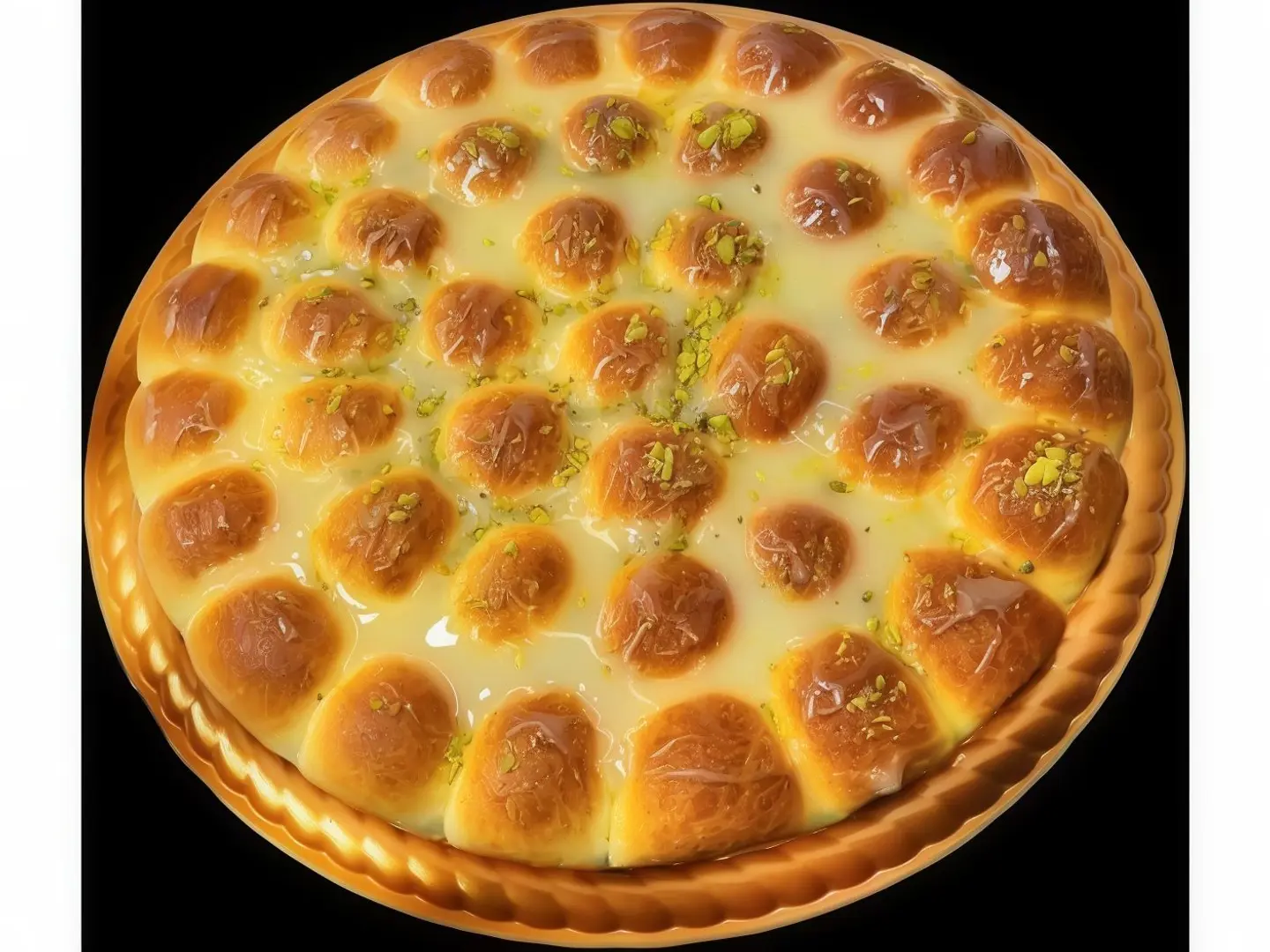 خلية بالفستق الحلبي