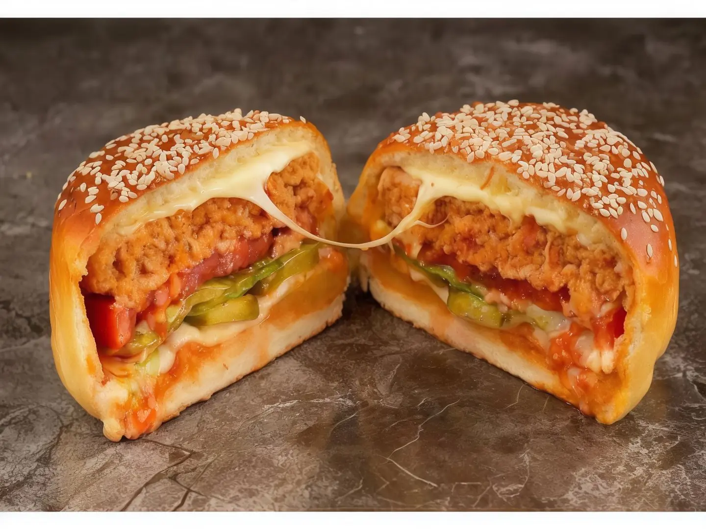 هبمرجر شيز لحم