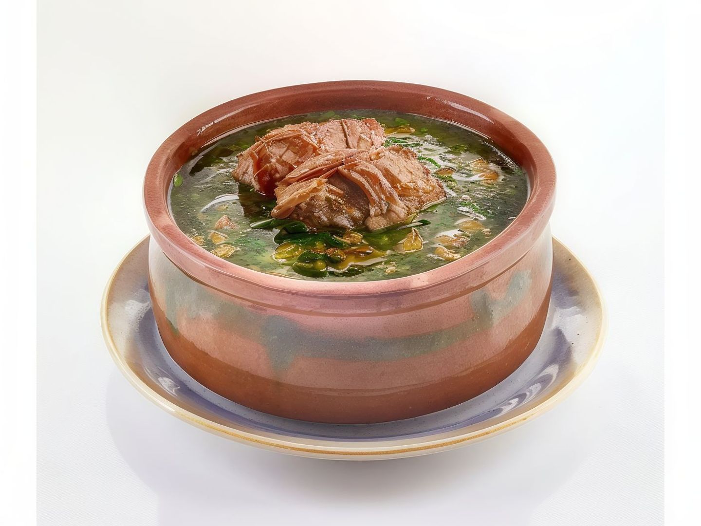 طاجن ملوخية باللحمه