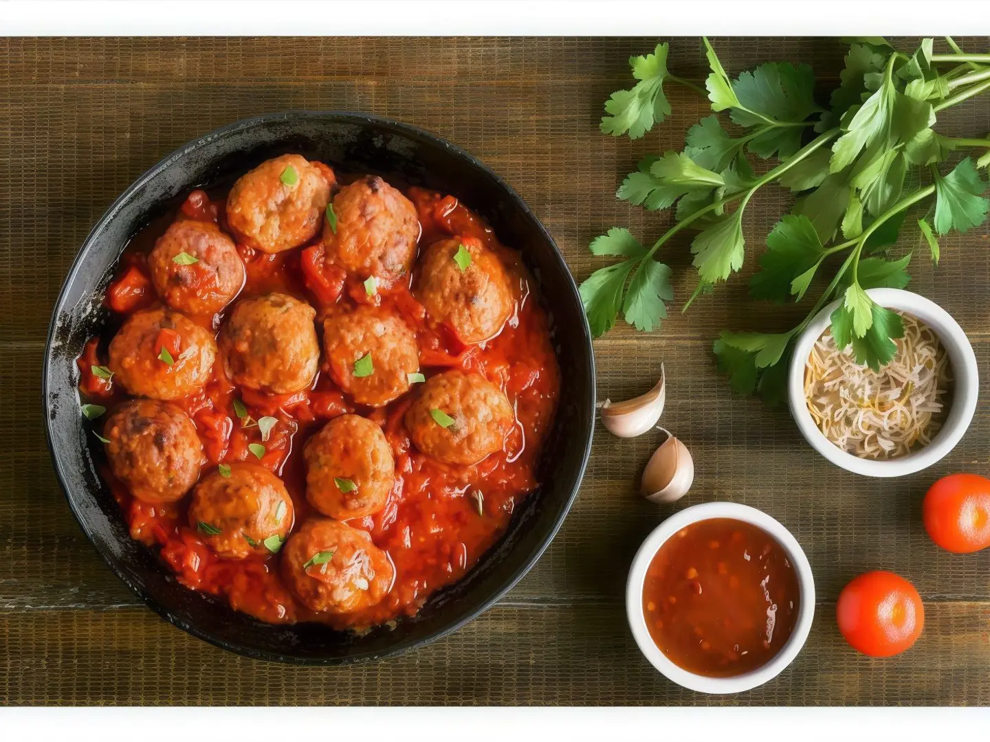 كفته داود باشا و ارز و مكرونه