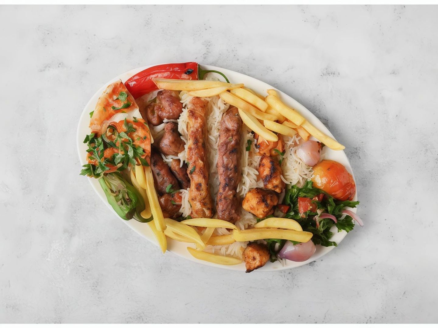 500 Grams Of Mixed Meat And Chicken