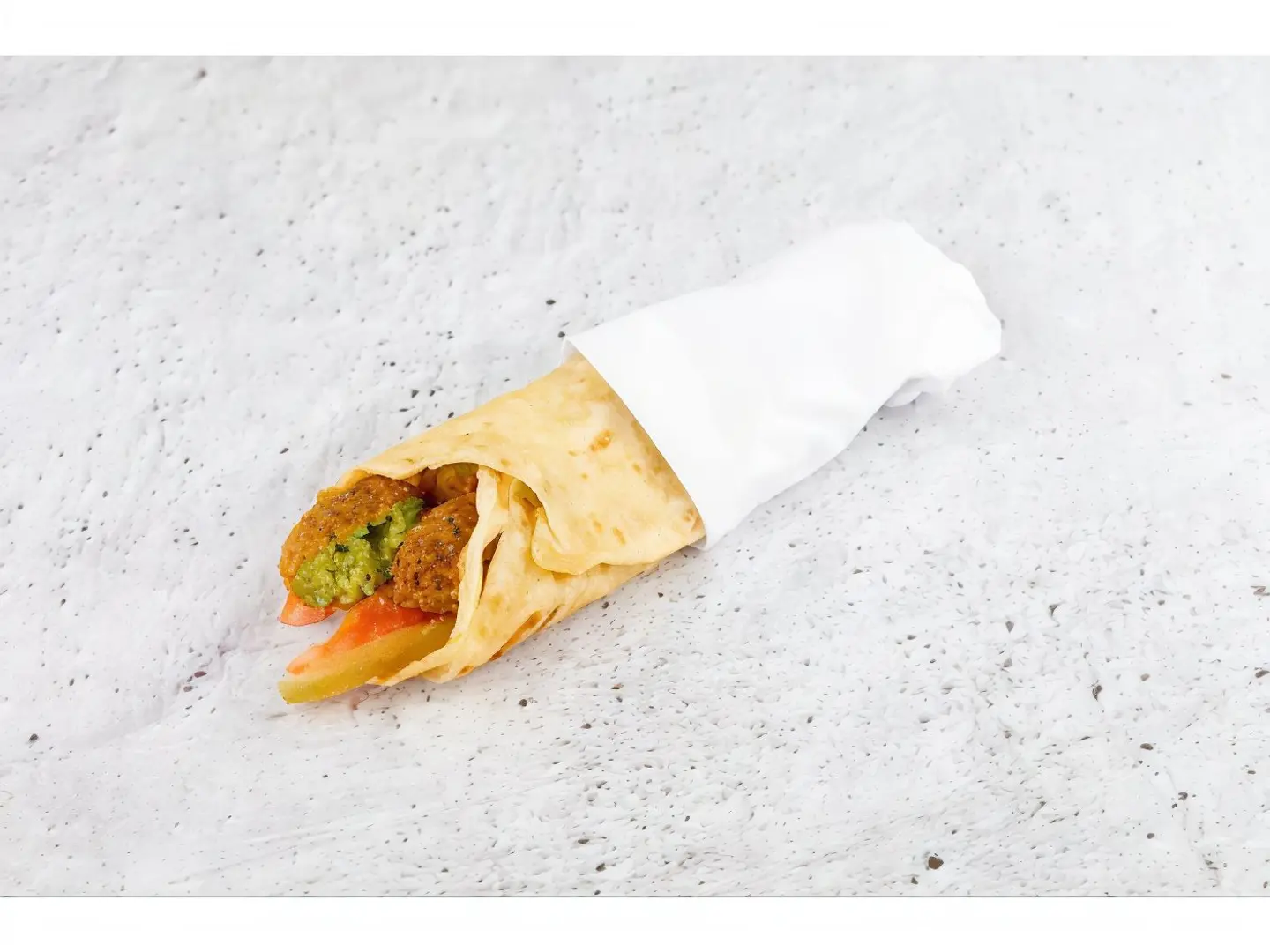 Falafel And Omani Chips Chapati