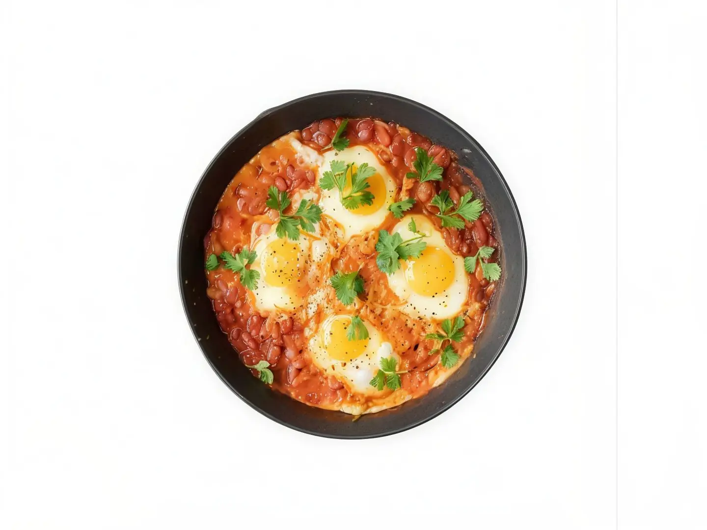 Beans With Eggs