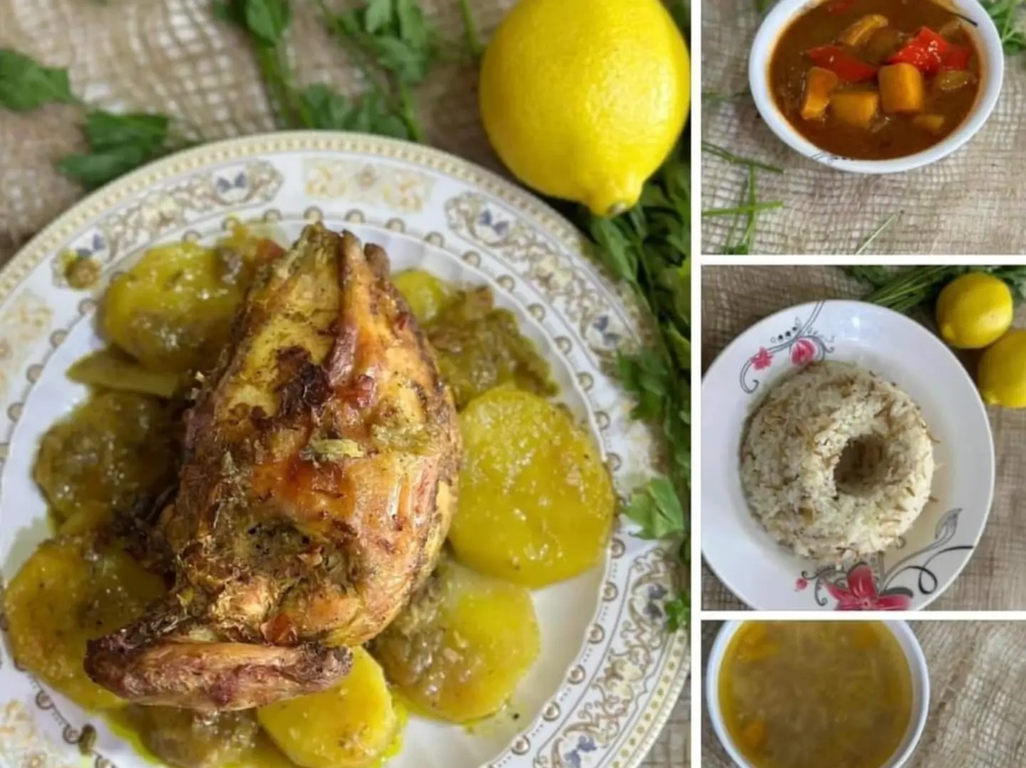 وجبه نصف دجاج