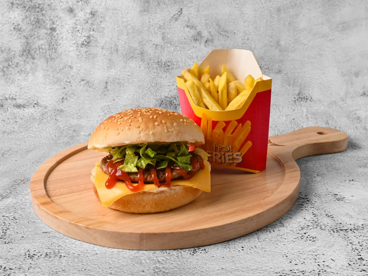 برجر لحم كومبو