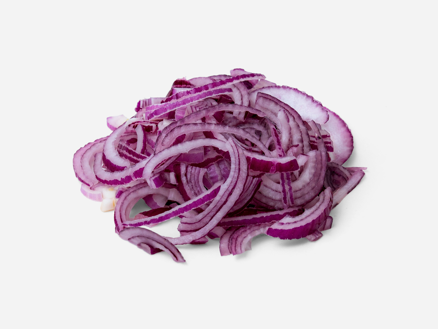 بصل مقطع (تقطيع هلال)