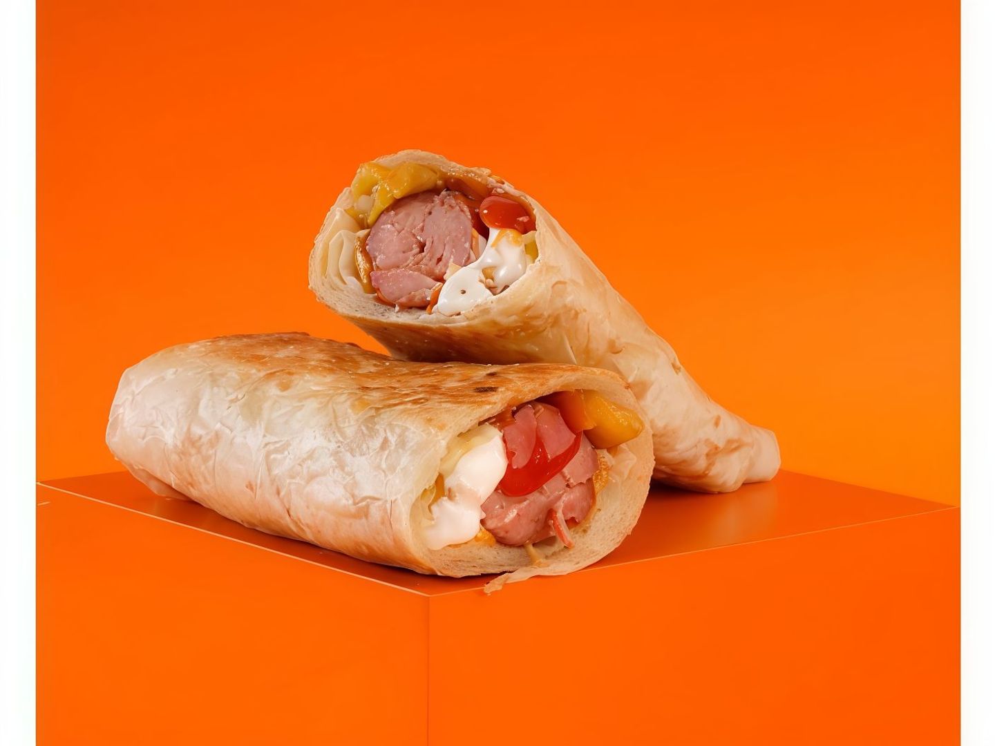 Saj Hot Dog Sandwich