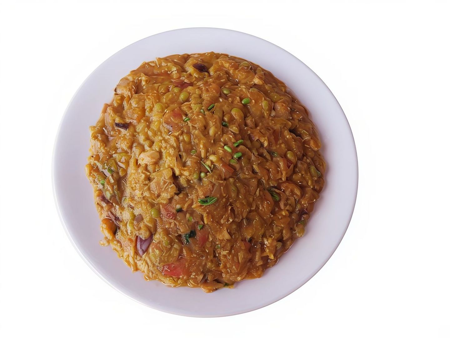 Tuna With Peas Dish