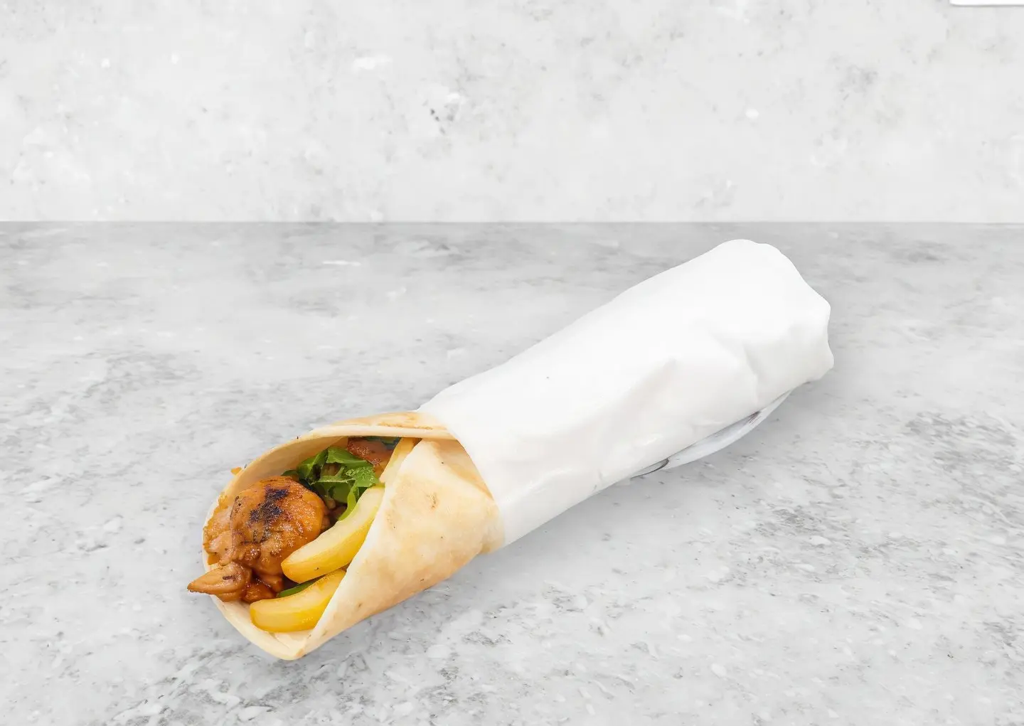 Chicken Awsal With Cheese Sandwich