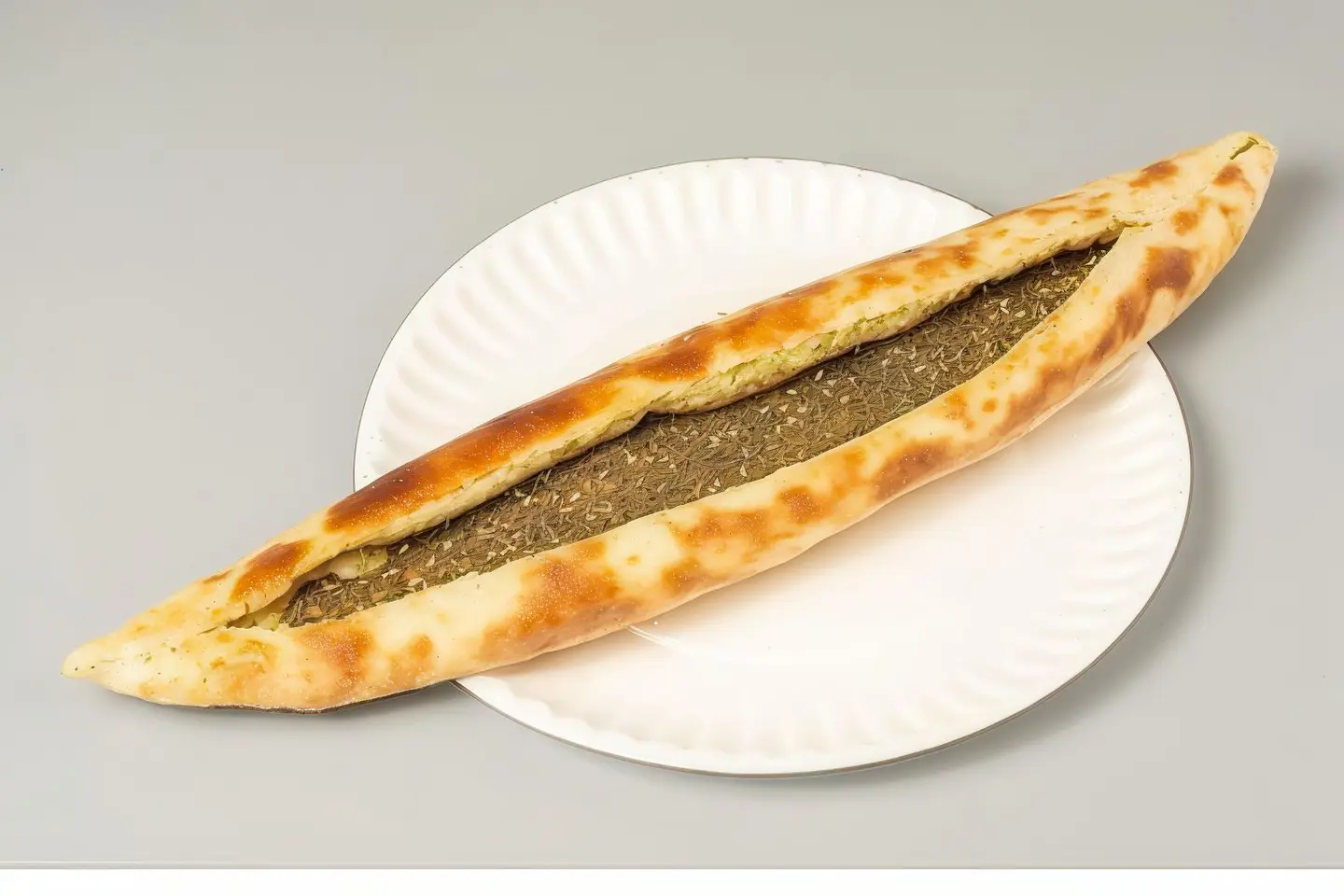 لبنه بالزعتر