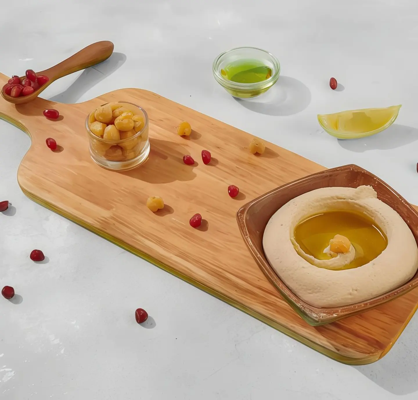 صحن حمص سادة