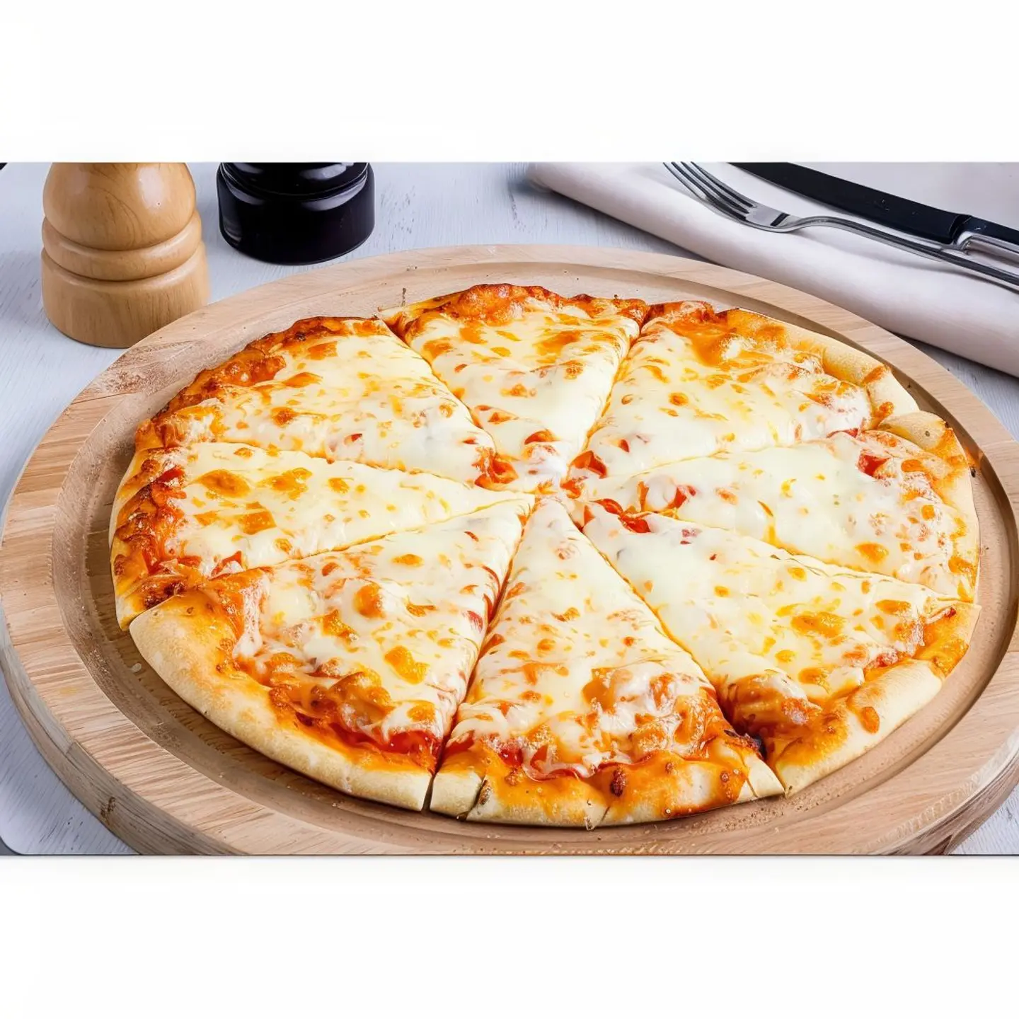 بيتزا محمرة بالجبن