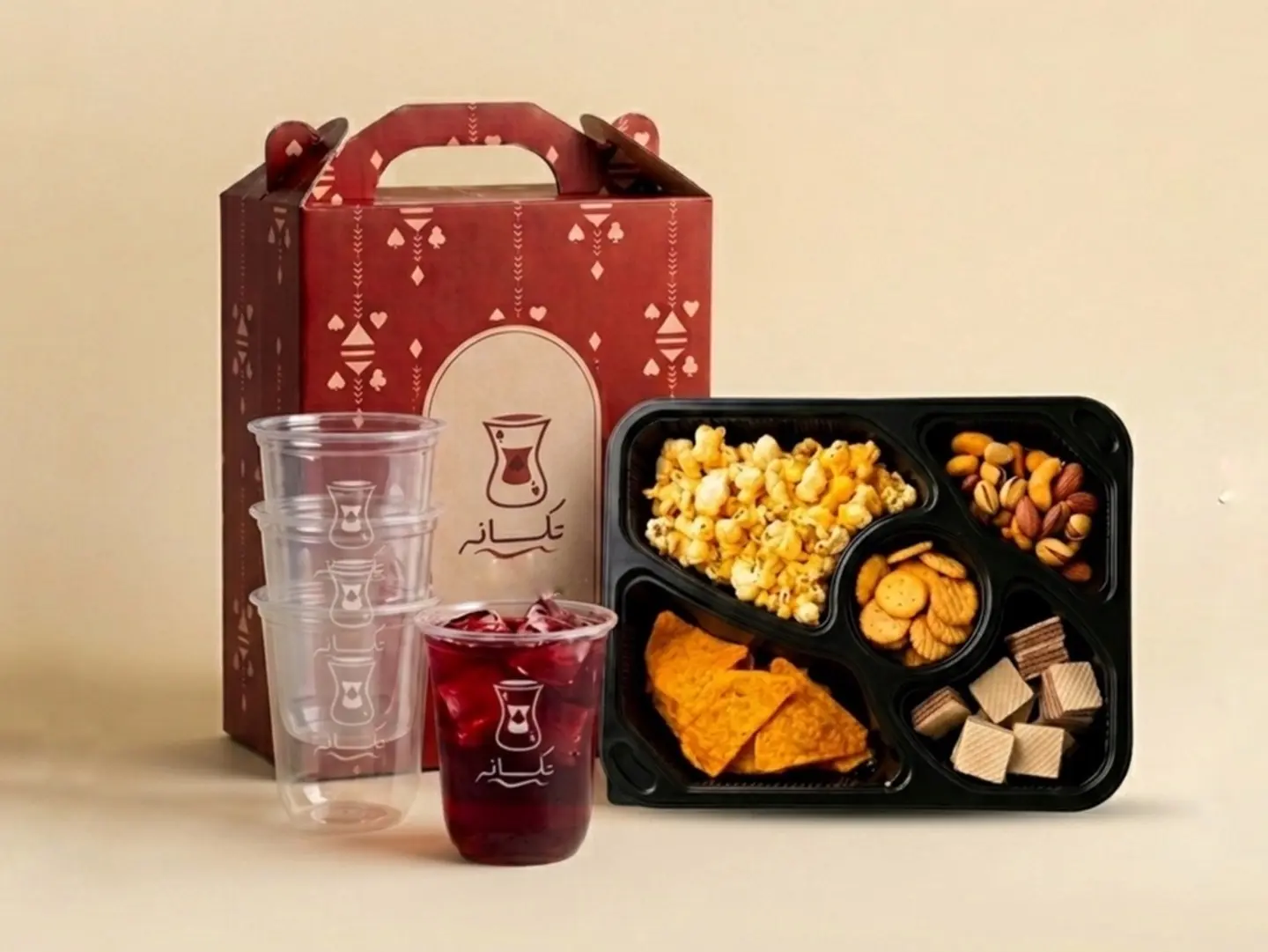 Iced Hibiscus Combo Box With The Match Box.