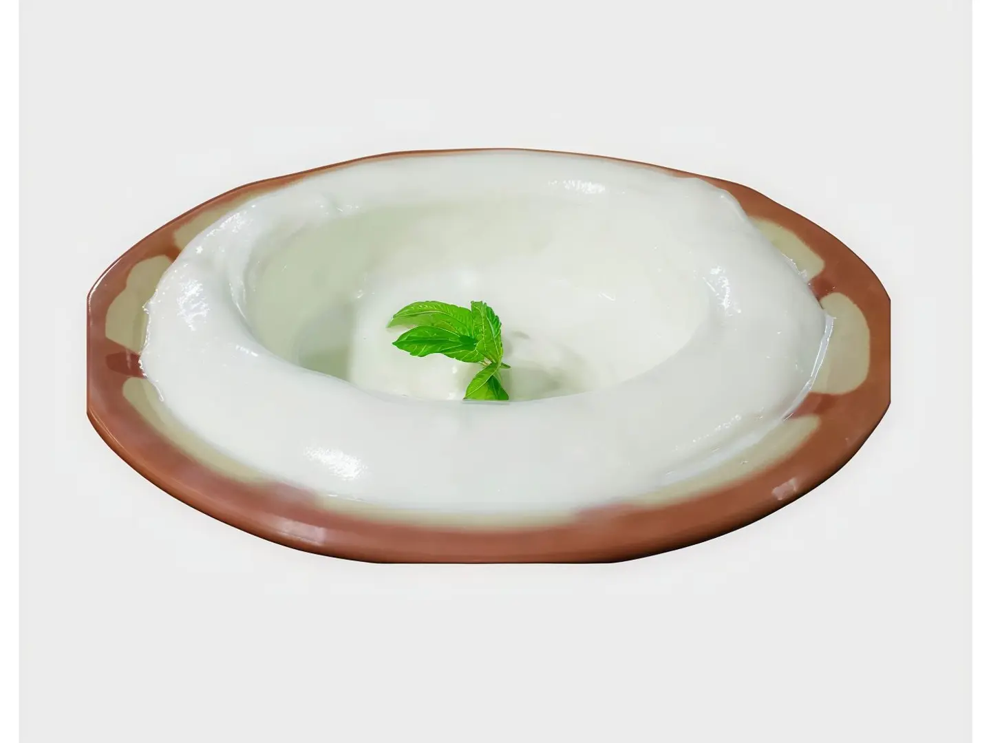 صحن لبنة زيتون