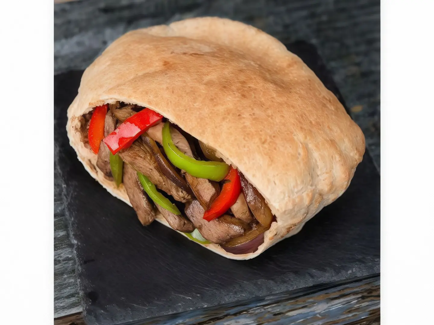 Hashee Liver Sandwich In Local Bread