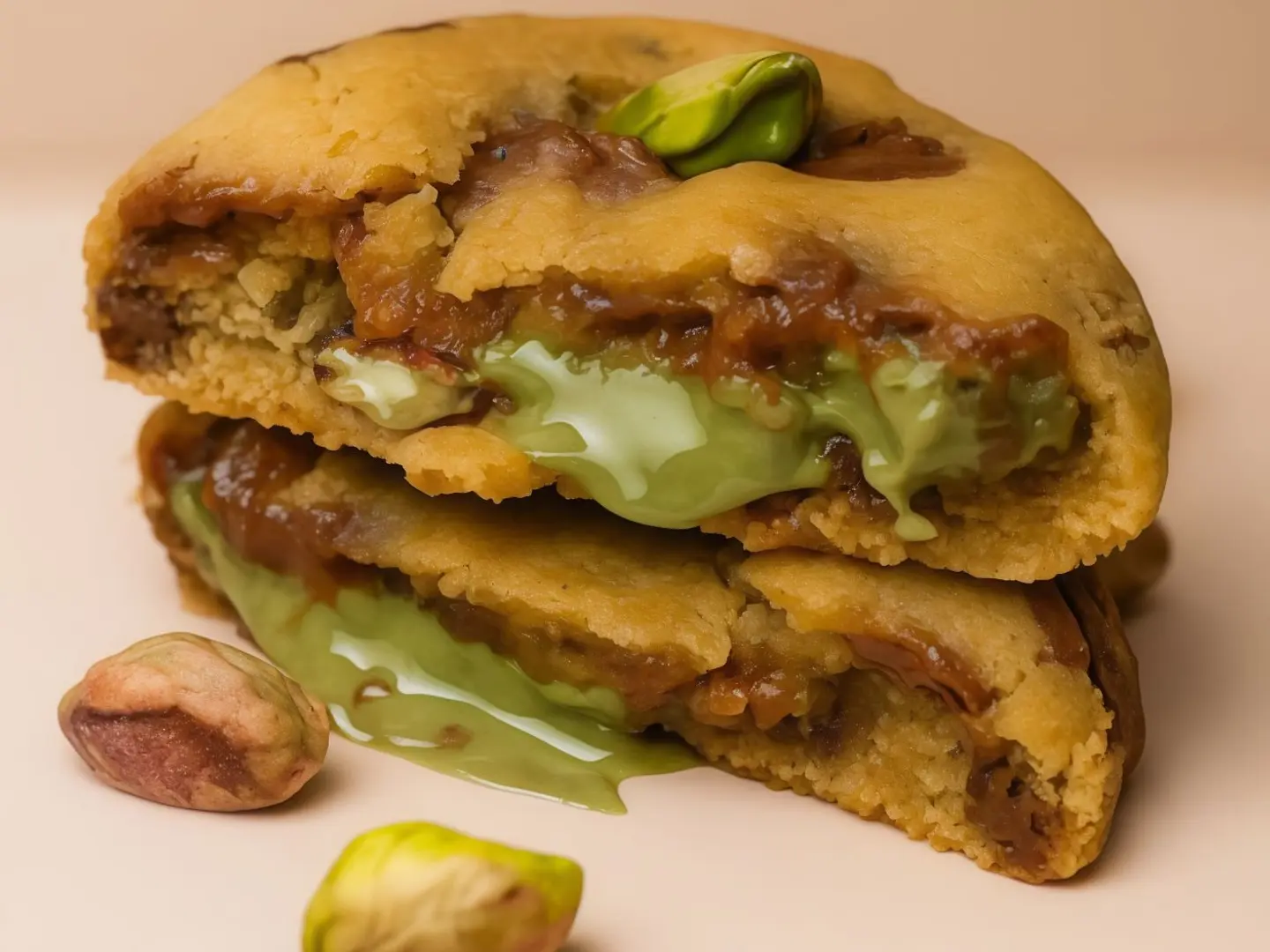 كوكيز بحشوة الفستق