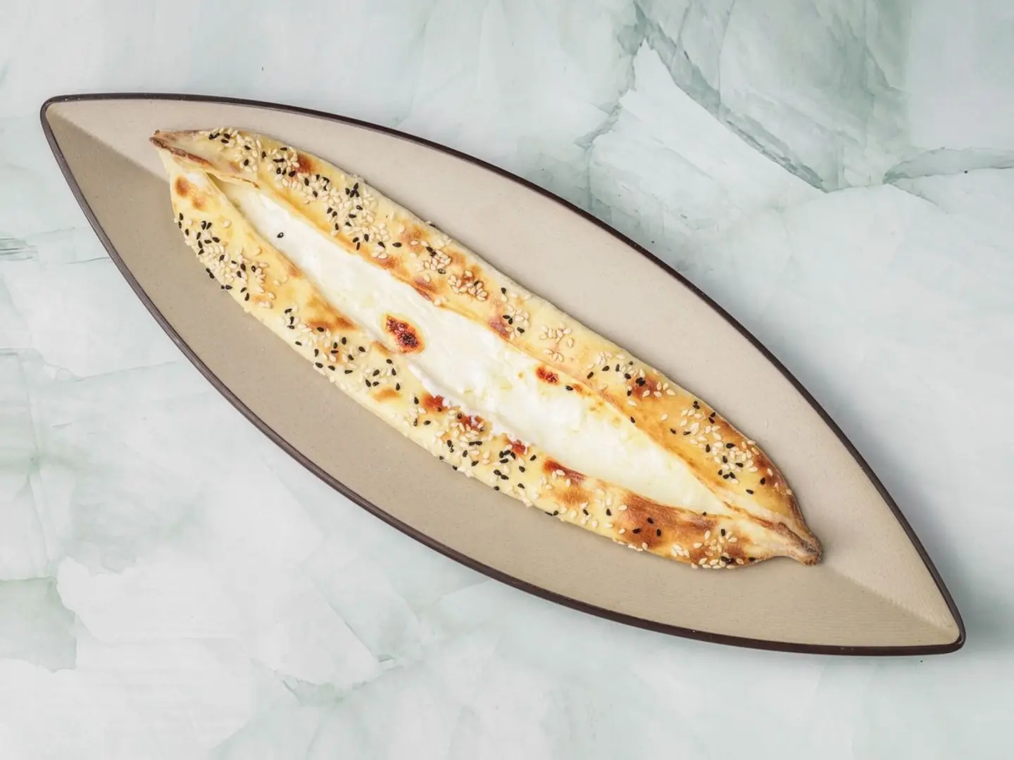 Labneh With Honey Manakish