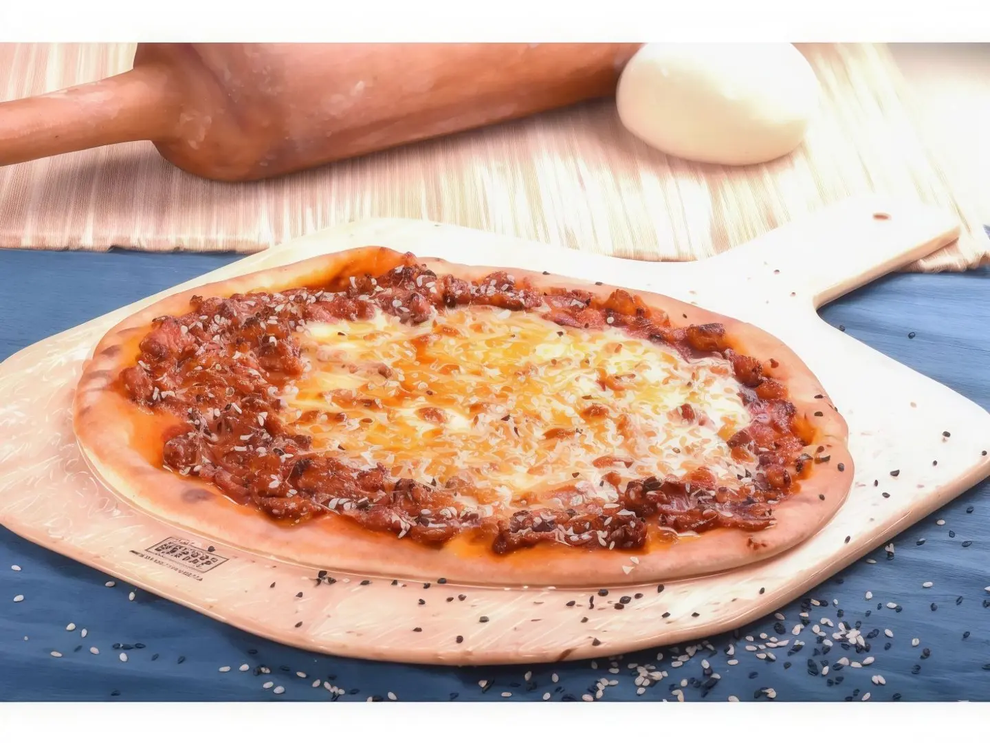 Spicy Roasted Chicken Pieces With Cheese Pie